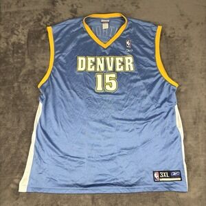 Vintage '07 Reebok Carmelo Anthony Denver Nuggets Rookie Jersey #15 3XL